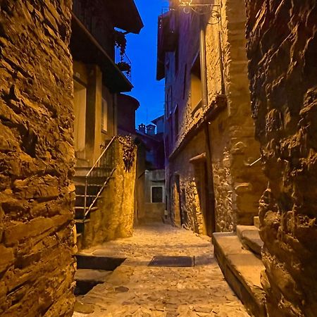 Romantic Home Stone With Amazing View Lake Of Como And Oleandra لاليو المظهر الخارجي الصورة