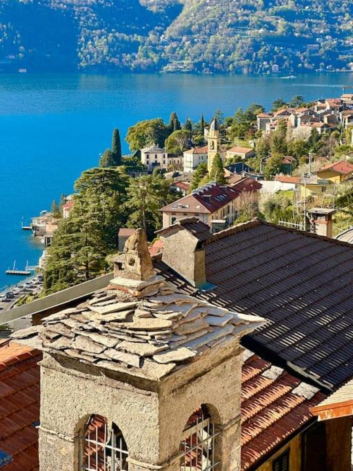 Romantic Home Stone With Amazing View Lake Of Como And Oleandra لاليو المظهر الخارجي الصورة